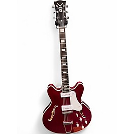 Used VOX Bobcat BCV90 Cherry Red Hollow Body Electric Guitar