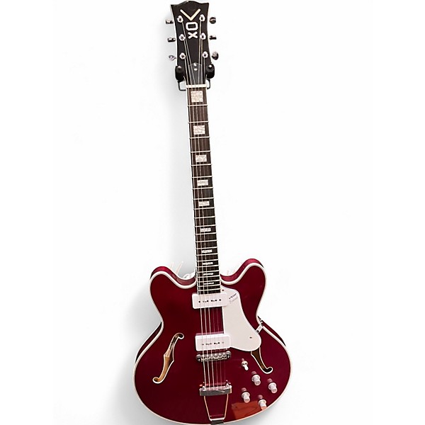Used VOX Bobcat BCV90 Cherry Red Hollow Body Electric Guitar