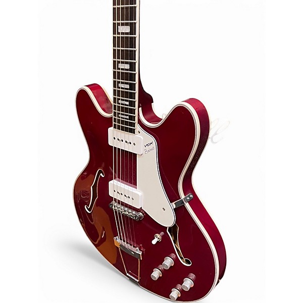 Used VOX Bobcat BCV90 Cherry Red Hollow Body Electric Guitar