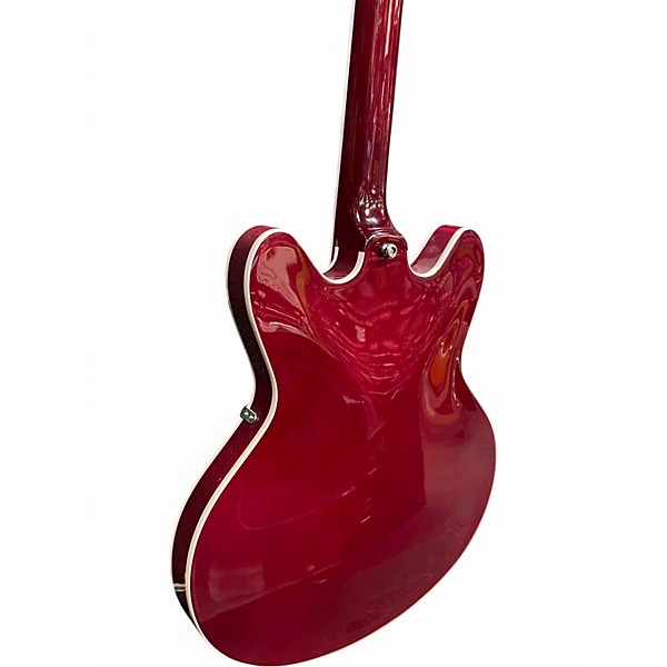 Used VOX Bobcat BCV90 Cherry Red Hollow Body Electric Guitar