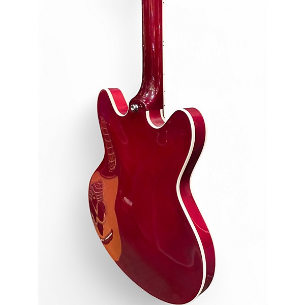 Used VOX Bobcat BCV90 Cherry Red Hollow Body Electric Guitar