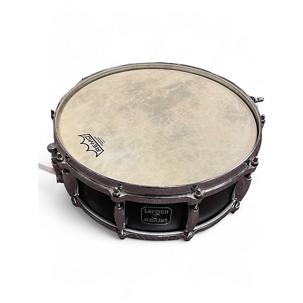 Used Gretsch Drums 14in 4157 MATTE BLACK Drum