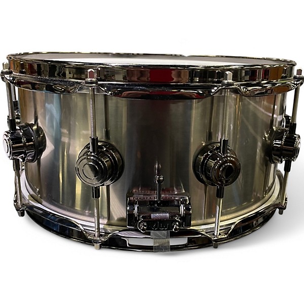 Used DW 6.5X14 Black-Ti Snare Titanium Drum