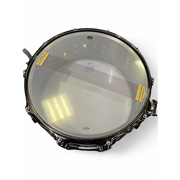 Used DW 6.5X14 Black-Ti Snare Titanium Drum