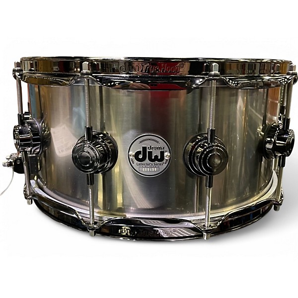 Used DW 6.5X14 Black-Ti Snare Titanium Drum