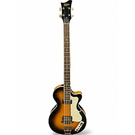 Used Hofner HCT-500/2 2 Color Sunburst Electric Bass Guitar