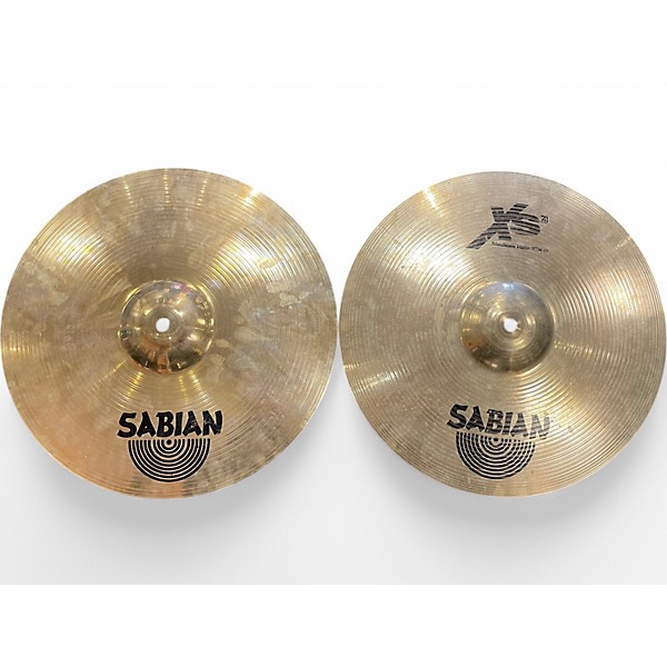Used SABIAN Used SABIAN 14in XS20 Medium Hi Hat Pair Cymbal