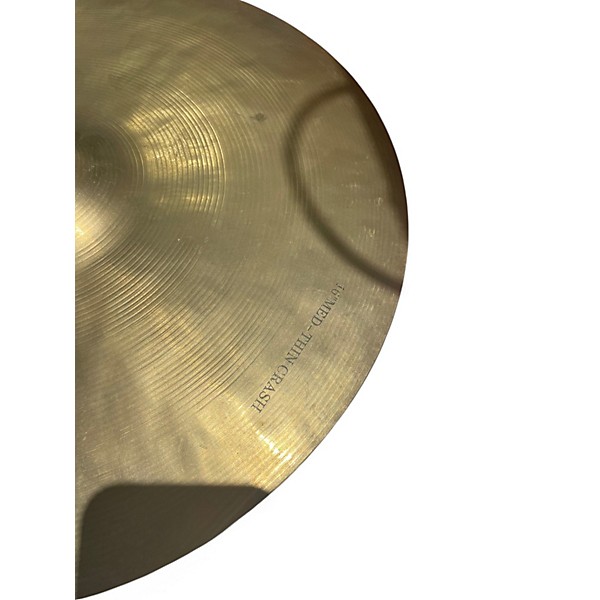 Used Wuhan Cymbals & Gongs 16in Medium Thin Crash Cymbal