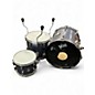 Used SONOR 3 Piece AQ2 Blue Sparkle Drum Kit