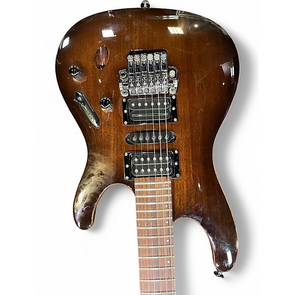 Used Ibanez S5470F Prestige Series Brown Solid Body Electric Guitar