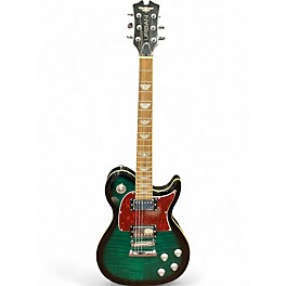 Used Keith Urban SINGLE CUT Trans Green Solid Body Electric Guitar