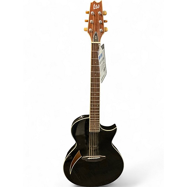 Used ESP LTD TL6 Black Acoustic Electric Guitar