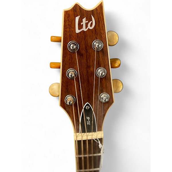 Used ESP LTD TL6 Black Acoustic Electric Guitar