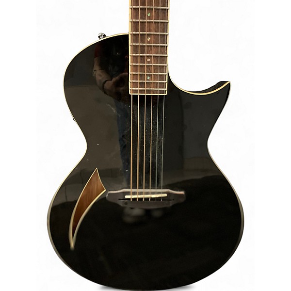 Used ESP LTD TL6 Black Acoustic Electric Guitar