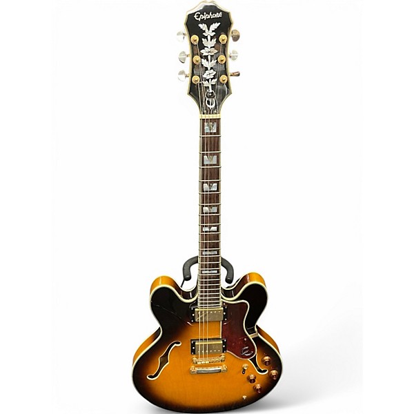 ギター Epiphone Sheraton II Gibson Classic 57 Used Epiphone Sheraton II 2 Tone Sunburst Hollow Body