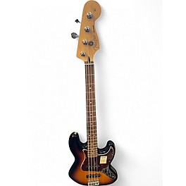Used Fender Deluxe Jazz Bass 2 Tone Sunburst Electric Bass Guitar