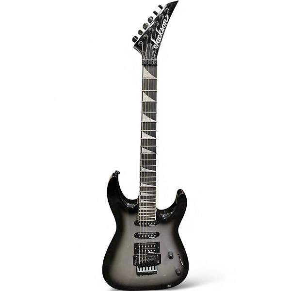 Used Jackson JS34Q Dinky silver sunburst Solid Body Electric Guitar,Specials : American Fashion Style Bags On Sale