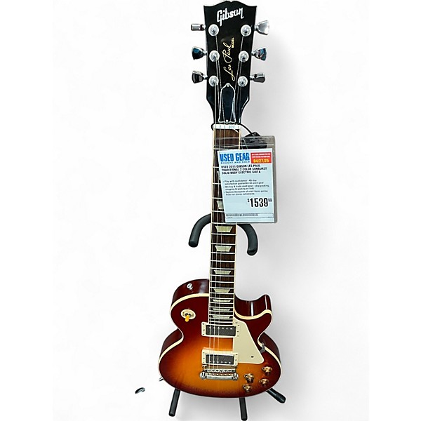 2011 Gibson Les Paul Traditional Pro Electric Guitar Tobacco