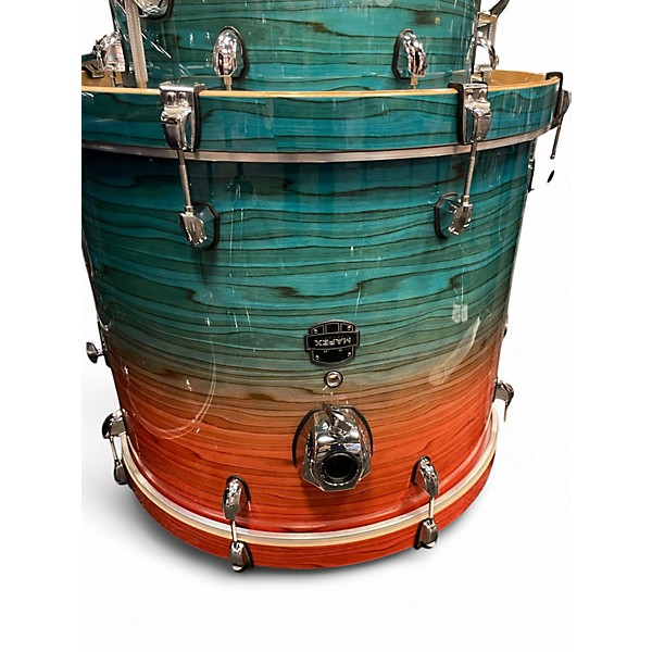 Used Mapex 7 Piece Armory Garnet Ocean Drum Kit