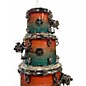 Used Mapex 7 Piece Armory Garnet Ocean Drum Kit