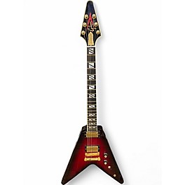Used 2008 Gibson GUITAR OF THE MONTH 2008 FLYING V BRIMSTONE Solid Body Electric Guitar