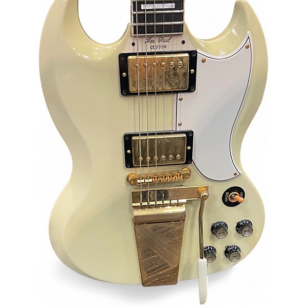 Used Gibson CUSTOM SHOP 1963 SG/LES PAUL Alpine White Solid Body Electric Guitar