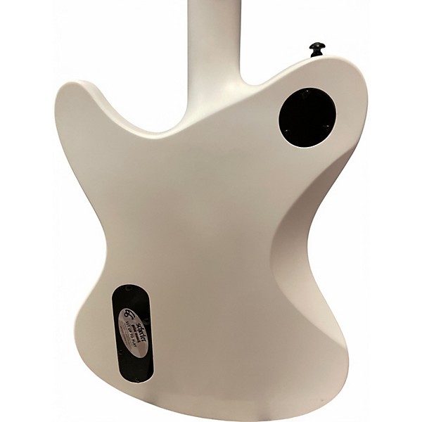 Used Schecter Guitar Research DIAMOND SERIES ULTRA WHITE AND BLACK Solid Body Electric Guitar
