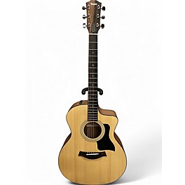 Used Taylor 114CE Natural Acoustic Electric Guitar