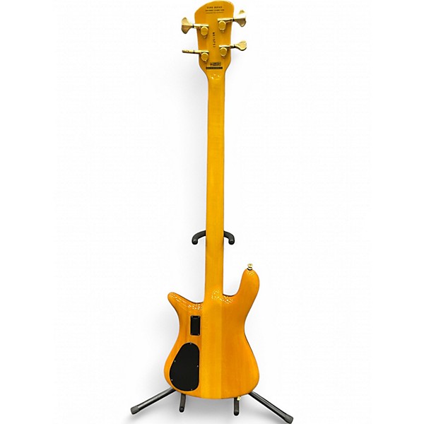 Used Spector Euro4 LT yellow Electric Bass Guitar