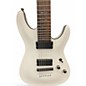 Used Schecter Guitar Research Demon 7 String white Solid Body Electric Guitar