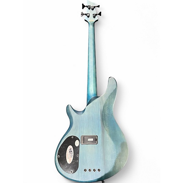 Used Schecter Guitar Research C4 GT Trans Blue Electric Bass Guitar