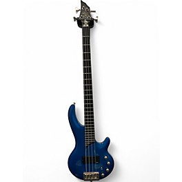 Used Cort CURBOW BASS Blue Electric Bass Guitar