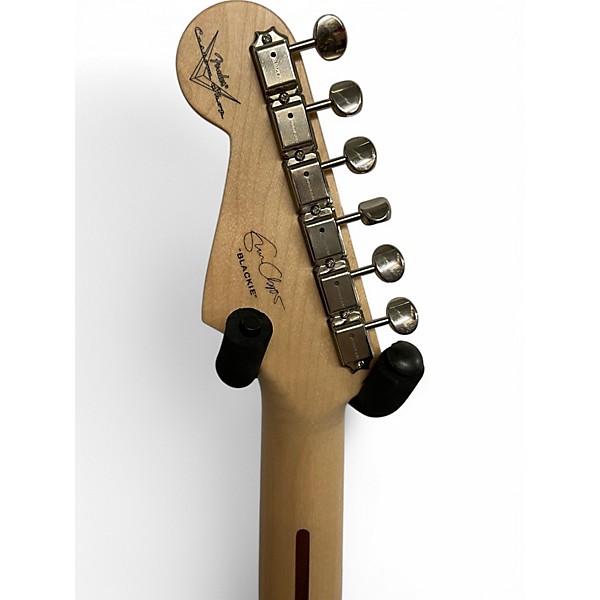 Used Fender Custom Shop Artist Series Eric Clapton Stratocaster Black Solid Body Electric Guitar