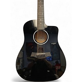 Used 2023 Taylor 250ce-BLK DLX Black 12 String Acoustic Electric Guitar