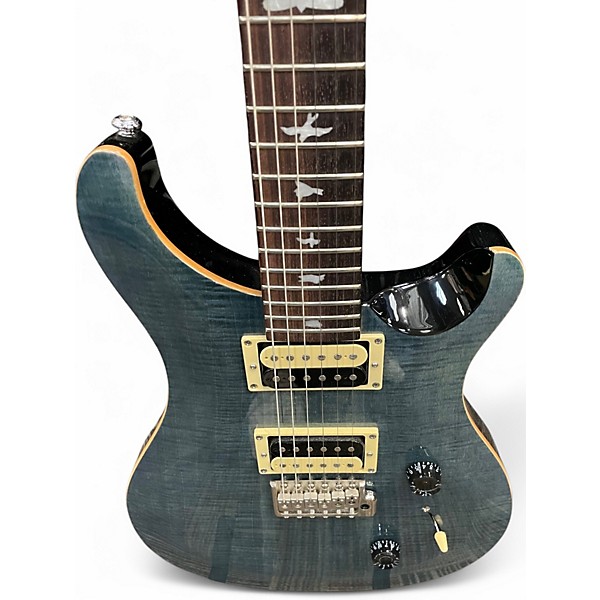 Used PRS SE Custom 24 FADED WHALE BLUE Solid Body Electric Guitar