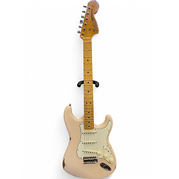 Used Fender 1968 Heavy Relic Stratocaster Shell Pink Solid Body Electric Guitar