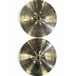 Used Wuhan Cymbals & Gongs 13in WESTERN HI HAT PAIR Cymbal