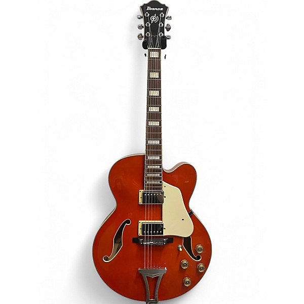 Used Ibanez AF75D ORANGE Hollow Body Electric Guitar