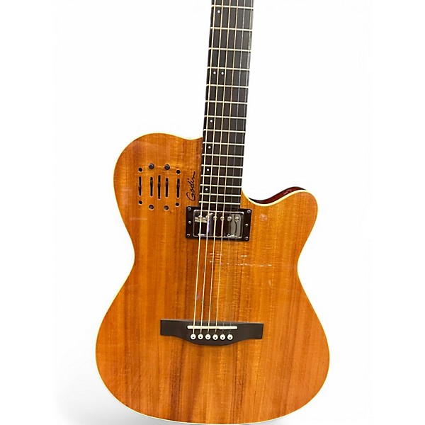 Used Godin A6 Ultra Koa Acoustic Electric Guitar