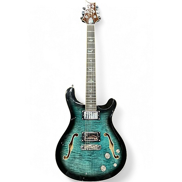 Used PRS SE HOLLOWBODY II PIEZO Blue Burst Hollow Body Electric Guitar