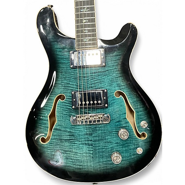 Used PRS SE HOLLOWBODY II PIEZO Blue Burst Hollow Body Electric Guitar
