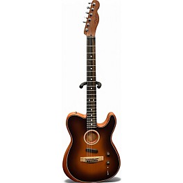 Used Fender American Acoustasonic Telecaster Sunburst Acoustic Electric Guitar