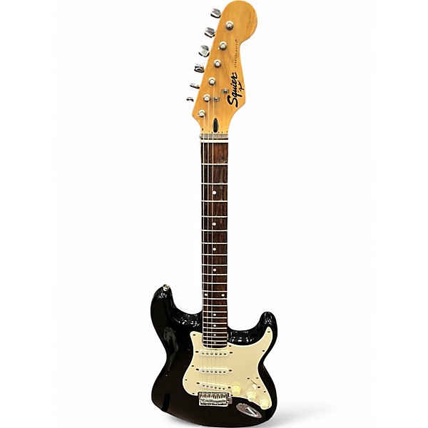 Used Squier Used Squier Standard Stratocaster Black Solid Used Squier Used Squier Standard Stratocaster Black Solid
