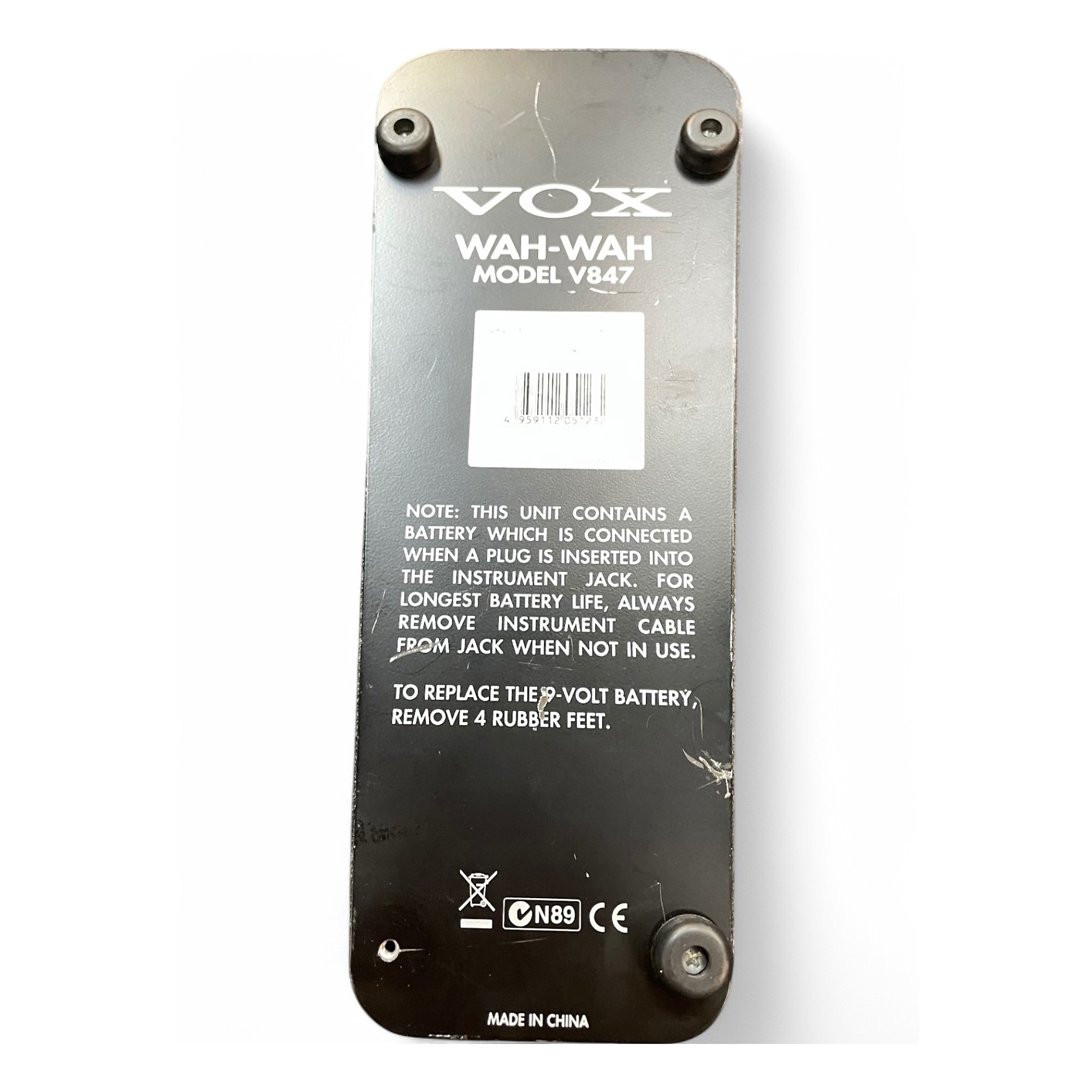 Used VOX Used VOX V847 Reissue Wah Effect Pedal | Guitar Center Used VOX Used VOX V847 Reissue Wah Effect Pedal | Guitar Center