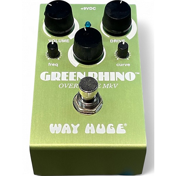 Used Way Huge Electronics WM22 Green Rhino Overdrive MkV Effect Pedal