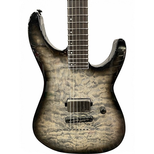 Used ESP LTD M-1001 CHARCOAL BURST Solid Body Electric Guitar