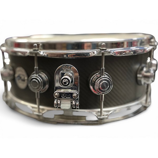 Used DW 5.5X14 COLLECTORS SERIES EDGE CARBON FIBER Drum