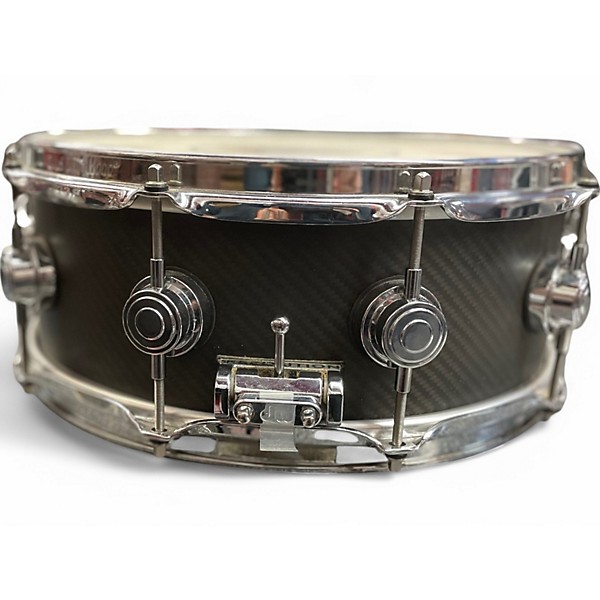 Used DW 5.5X14 COLLECTORS SERIES EDGE CARBON FIBER Drum
