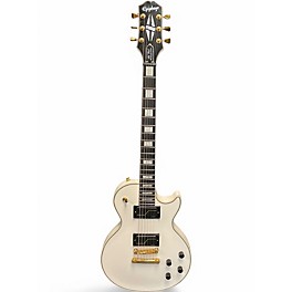 Used Epiphone Matt Heafy Les Paul Custom Alpine White Solid Body Electric Guitar