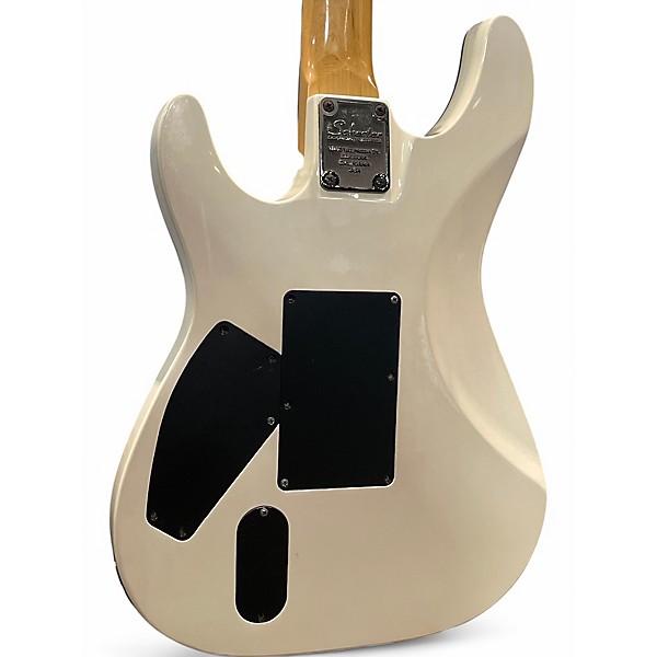 Used Schecter Guitar Research Hellraiser C1 Floyd Rose Alpine White Solid Body Electric Guitar